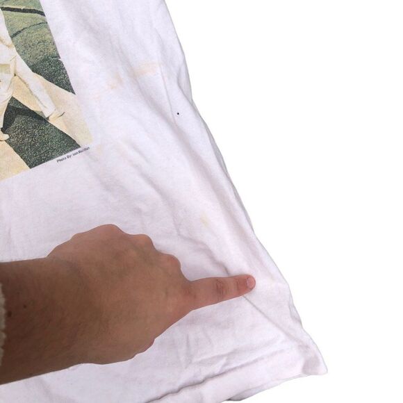 VINTAGE DATED 1990 Abby Road The Beatles T Shirt Large Double Sided - Picture 5 of 12